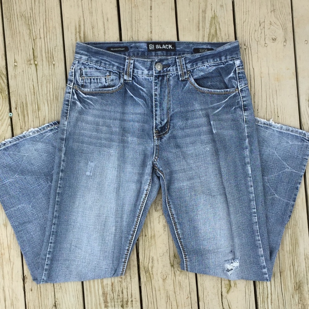 Distressed Men’s Denim Jeans
